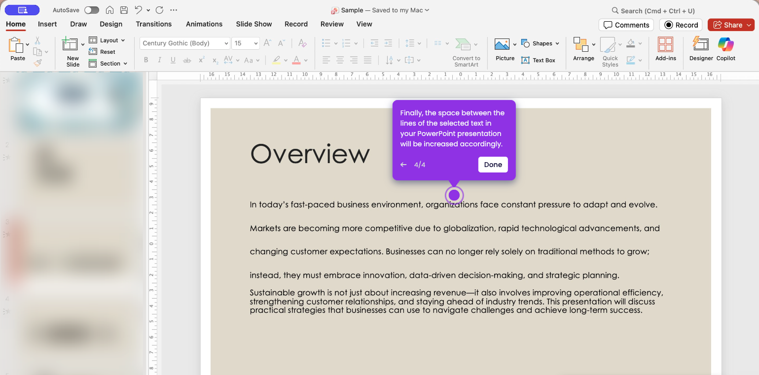 How to Increase the Space Between the Lines in PowerPoint